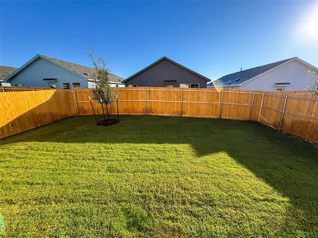a view of a back yard