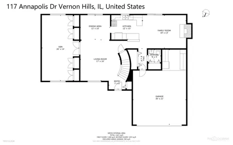 $650,000 | 117 Annapolis Drive, Vernon Hills, IL 60061