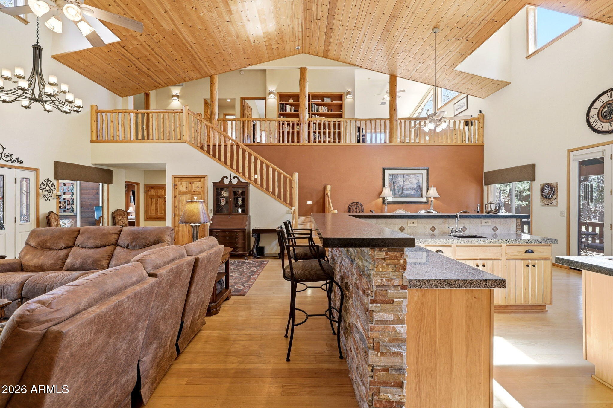 826 Pine Creek Circle Lakeside, AZ 85929 - Photo 5 of 63 a view of a house with swimming pool and furniture