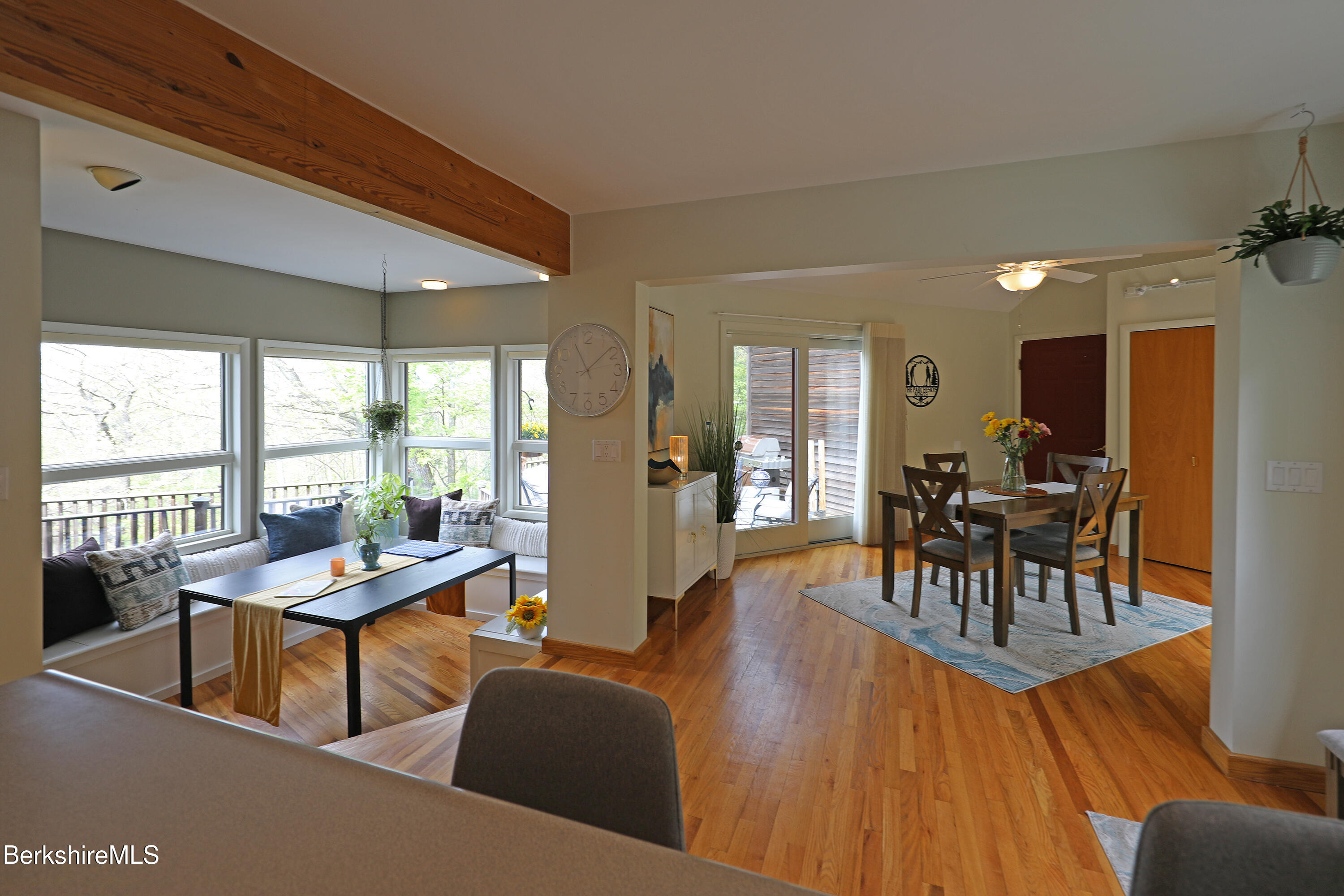 126 Temple Road New Lebanon, NY 12125 - Photo 25 of 37 a living room with furniture and a large window