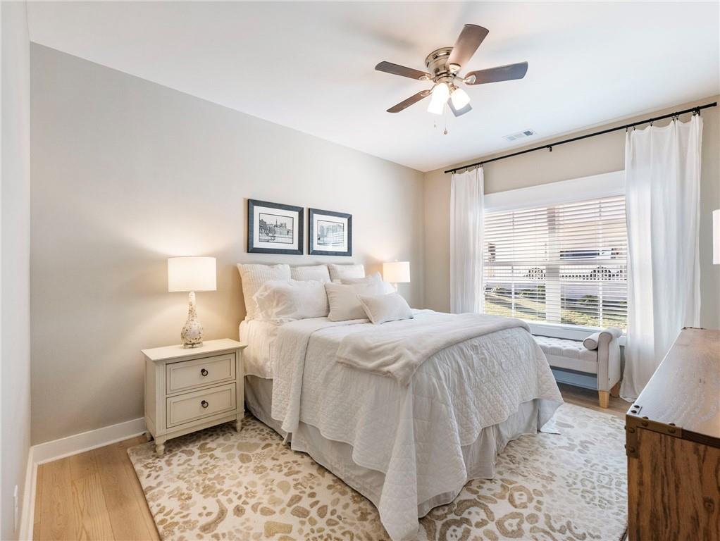 232 Campbell Street Cleveland, GA 30528 - Photo 22 of 37 a bedroom with a bed and a window