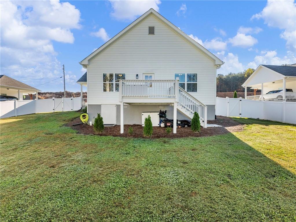 232 Campbell Street Cleveland, GA 30528 - Photo 33 of 37 a view of a house with a yard