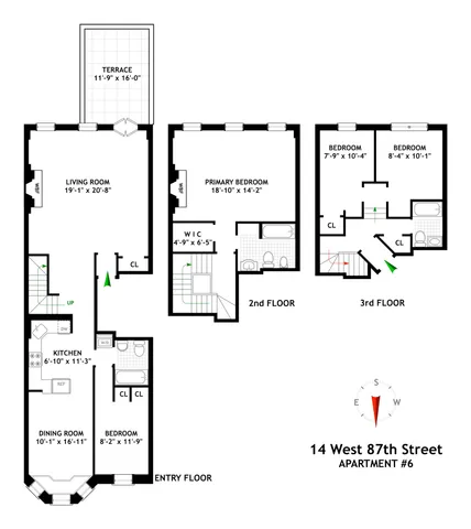 $2,400,000 | 14 West 87th Street, Unit 6 | Upper West Side