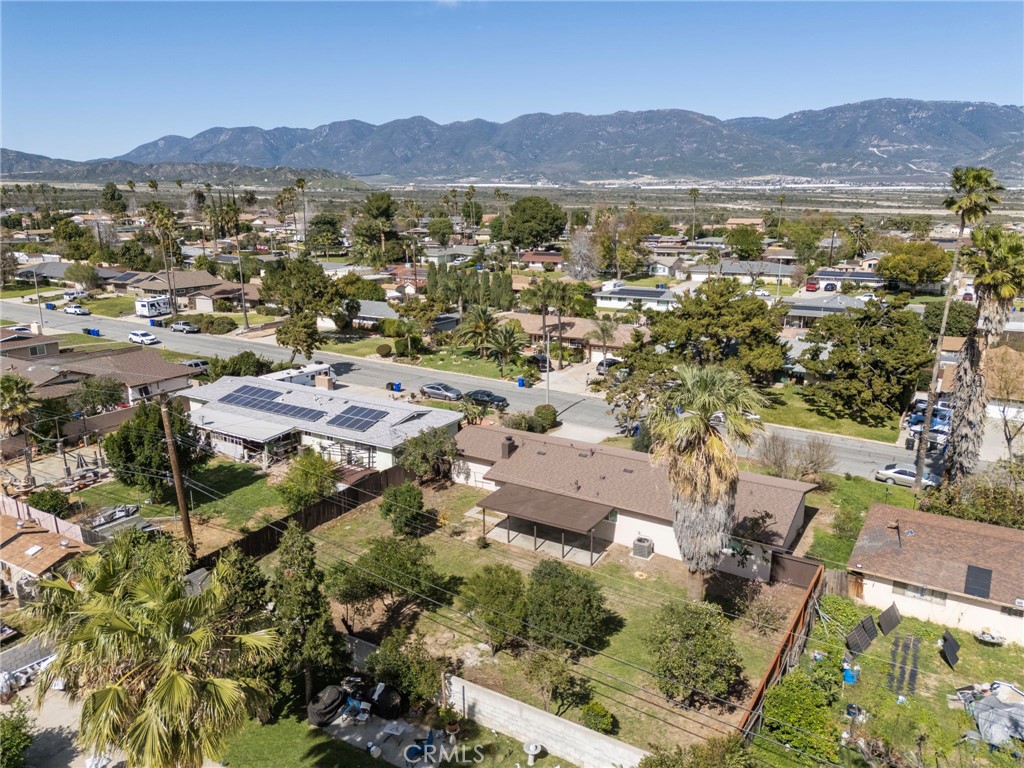 5874 Olive Avenue Rialto, CA 92377 - Photo 46 of 50 an aerial view of residential house with an outdoor space