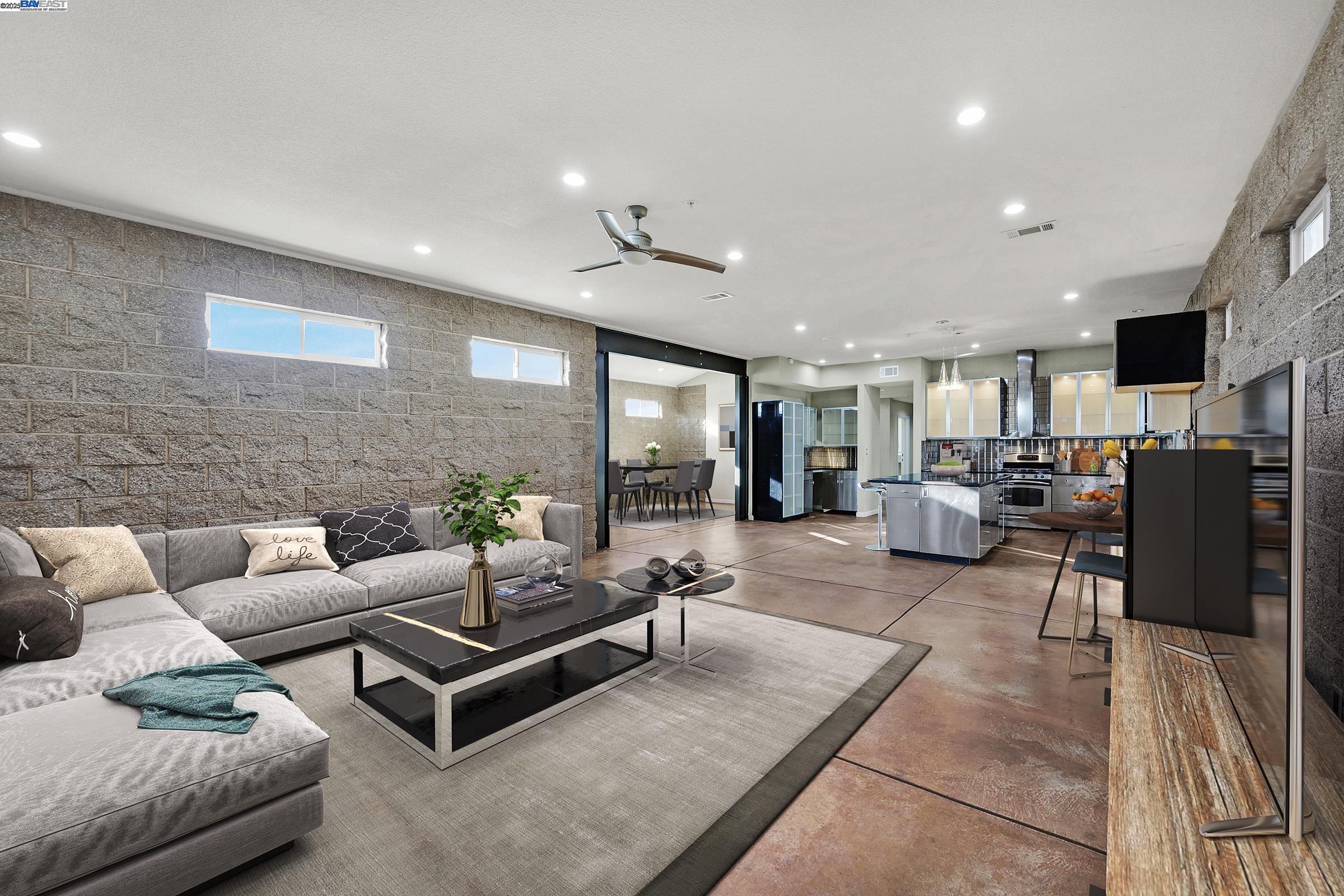 17011 North Midway Road Tracy, CA 95377 - Photo 22 of 52 a living room with furniture and a flat screen tv