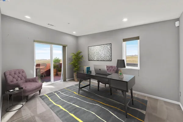 a view of entryway with wooden floor and stairs