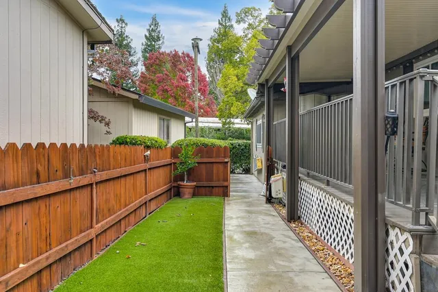 a house with trees in the background