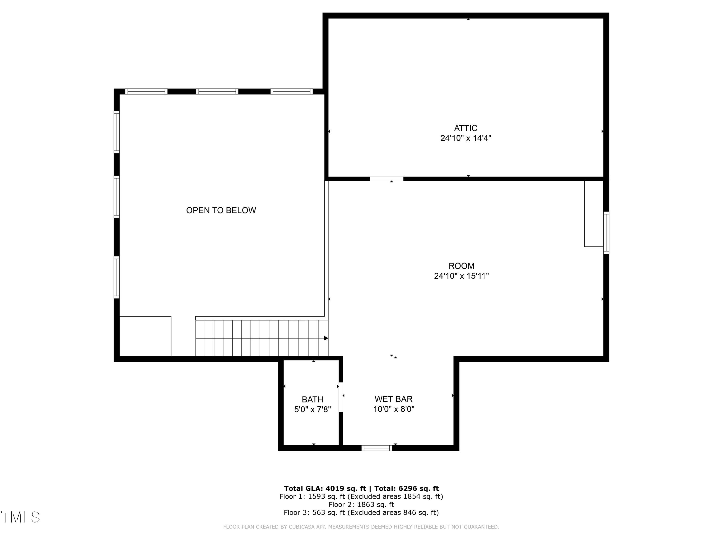 12216 Kyle Abbey Lane Raleigh, NC 27613 - Photo 59 of 60 1-Floorplan #3