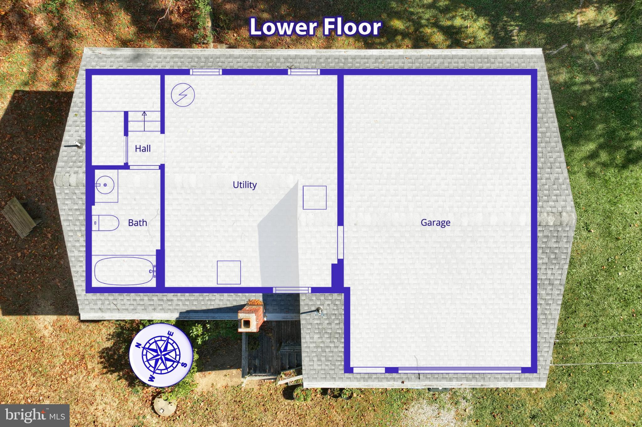 50 Bahns Mill Road Red Lion, PA 17356 - Photo 14 of 19 Lower floor layout with garage access.
