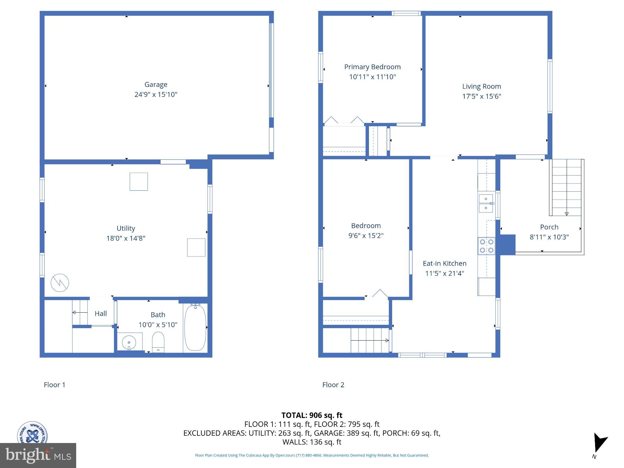 50 Bahns Mill Road Red Lion, PA 17356 - Photo 19 of 19 Charming two-story home layout blueprint.