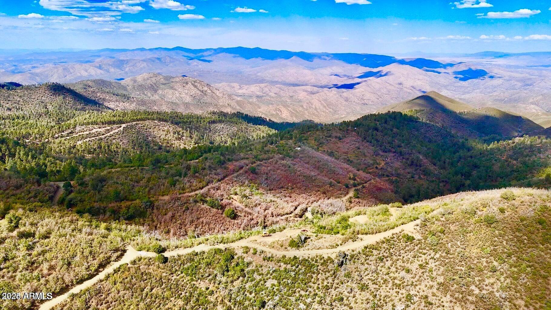 0 East Lincoln Ridge Road Crown King, AZ 86343 - Photo 19 of 22 a view of mountains and valleys