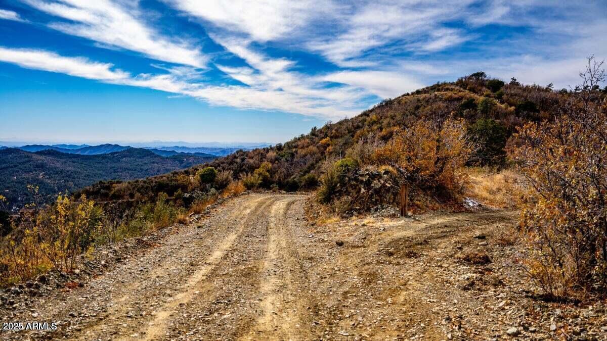 0 East Lincoln Ridge Road Crown King, AZ 86343 - Photo 5 of 22 a view of a backyard of the house