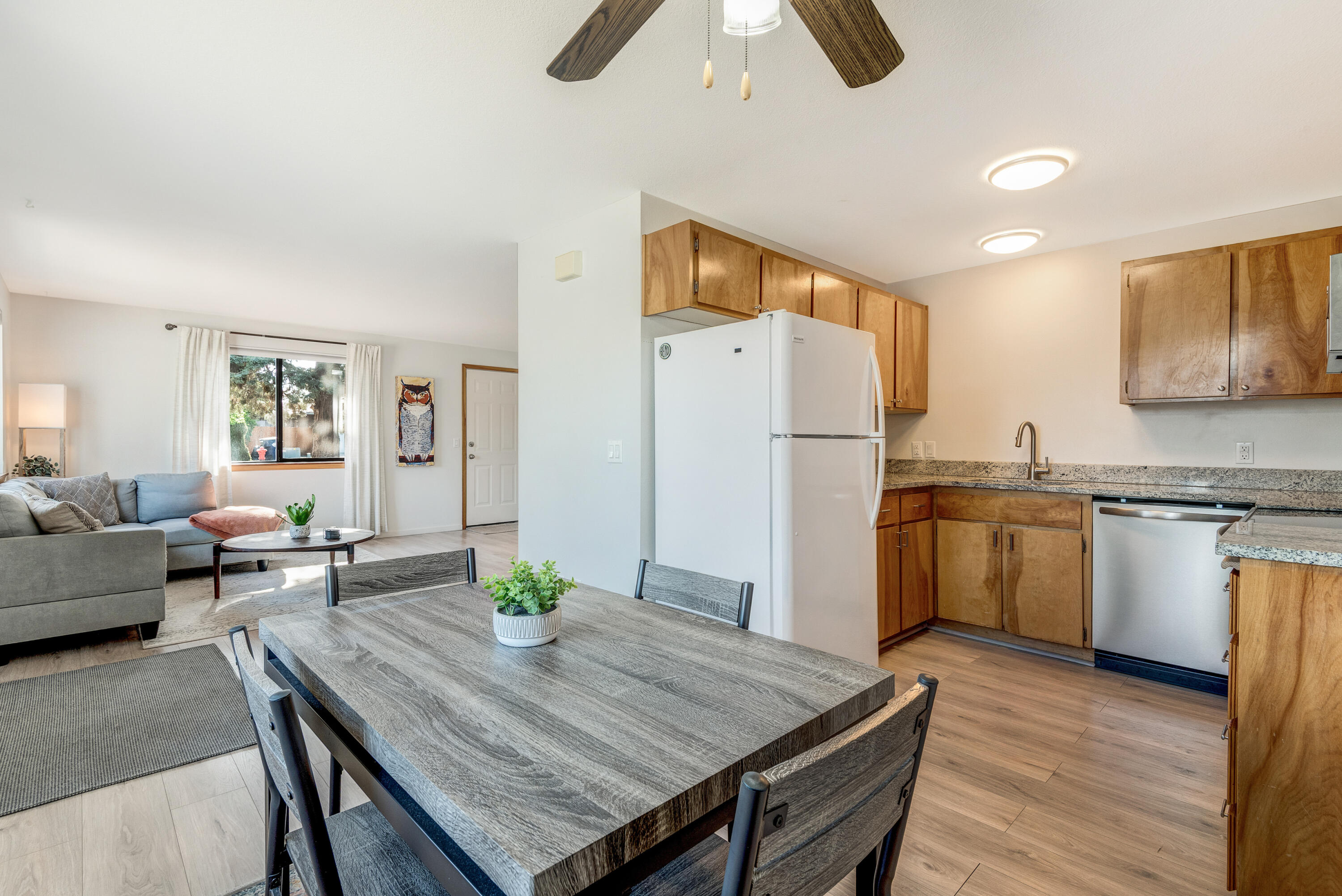 1916 Northeast Wichita Way Bend, OR 97701 - Photo 27 of 38 a open kitchen with a table and chairs