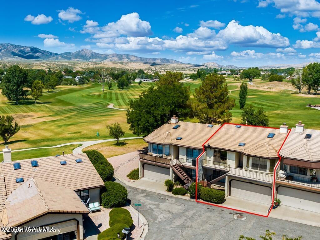 1034 Bunker Place Dewey, AZ 86327 - Photo 2 of 17 an aerial view of a house with a garden