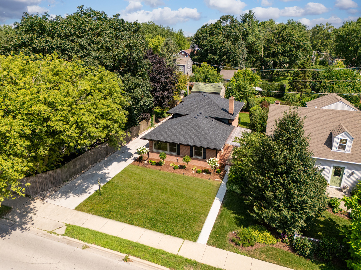 208 47th Street Western Springs, IL 60558 - Photo 40 of 53 an aerial view of a house