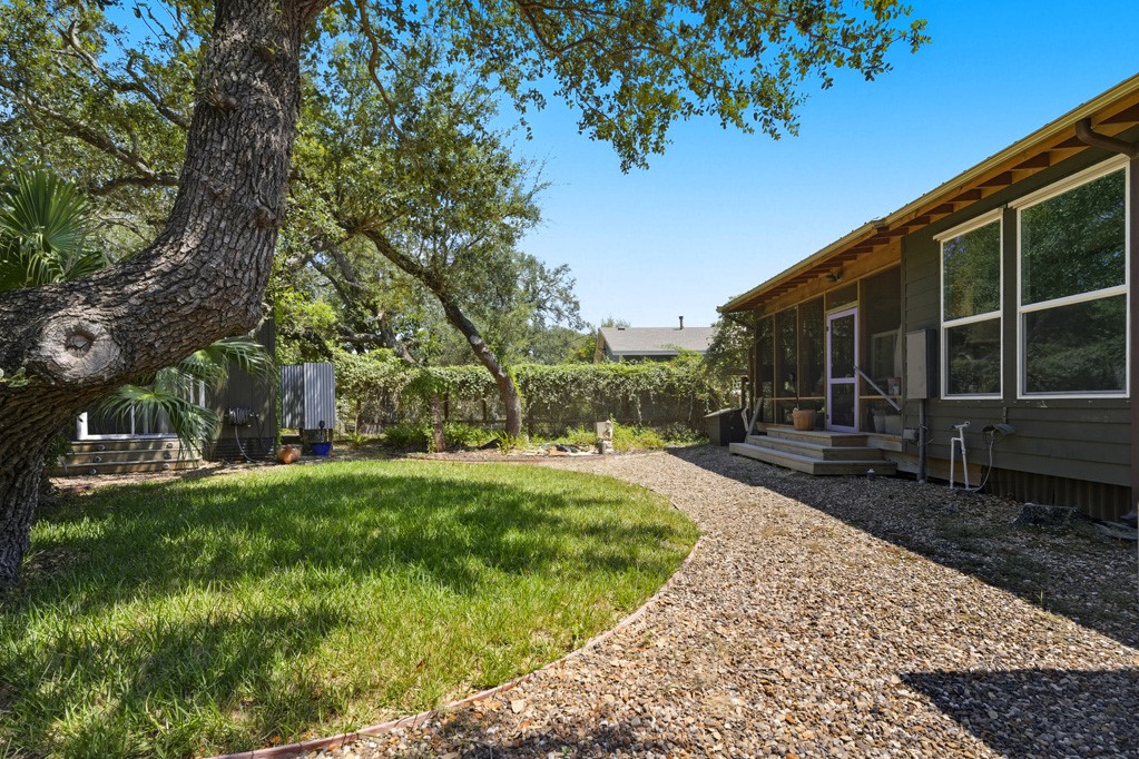 1908 Glass Avenue Rockport, TX 78382 - Photo 34 of 40 a view of a back yard of the house