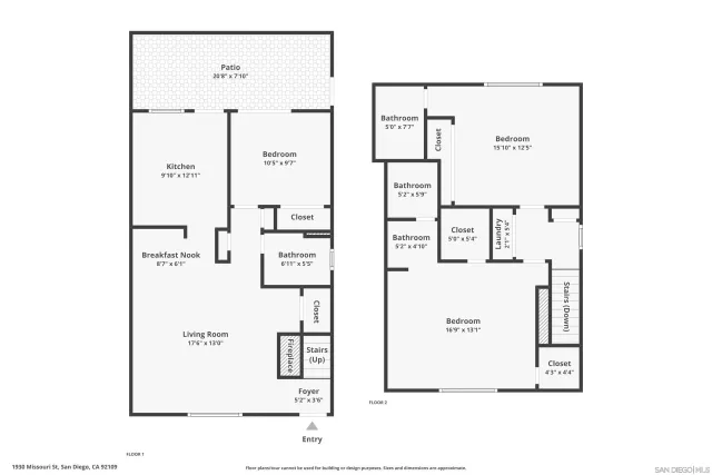 $1,099,000 | 1930 Missouri Street, San Diego, CA 92109