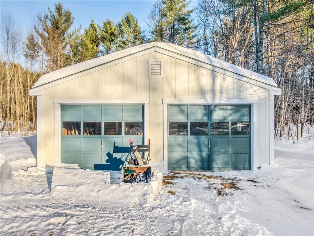 72 Winthrop Road Readfield, ME 04355 - Photo 30 of 33 Two door garage with side entrance...