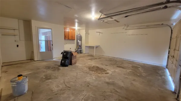 a view of empty room with windows