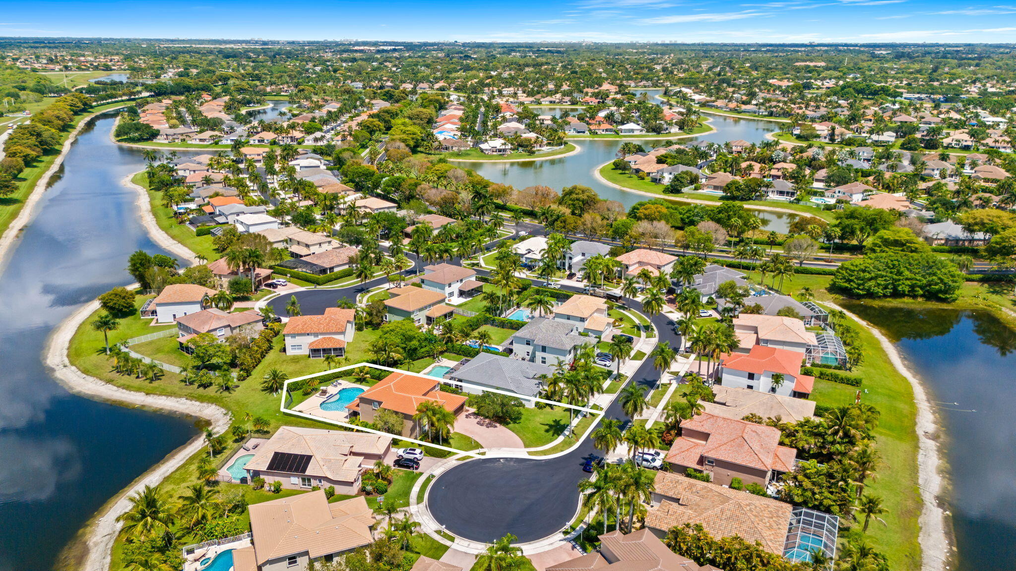 12781 Yardley Drive Boca Raton, FL 33428 - Photo 37 of 55 an aerial view of residential houses with outdoor space
