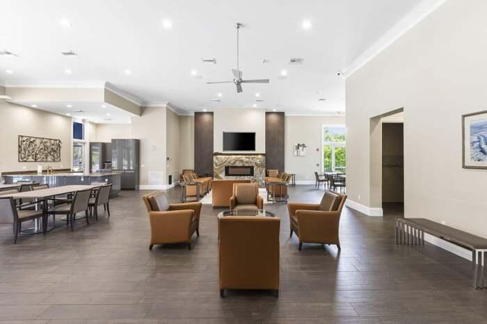 12781 Yardley Drive Boca Raton, FL 33428 - Photo 44 of 55 a living room with furniture and a fireplace