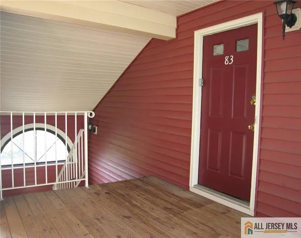 a view of front door of house