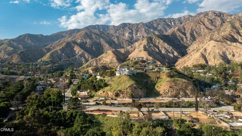 a view of mountains house