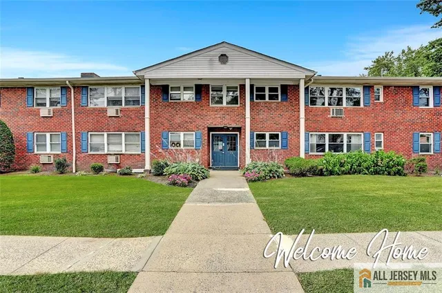 a front view of a building