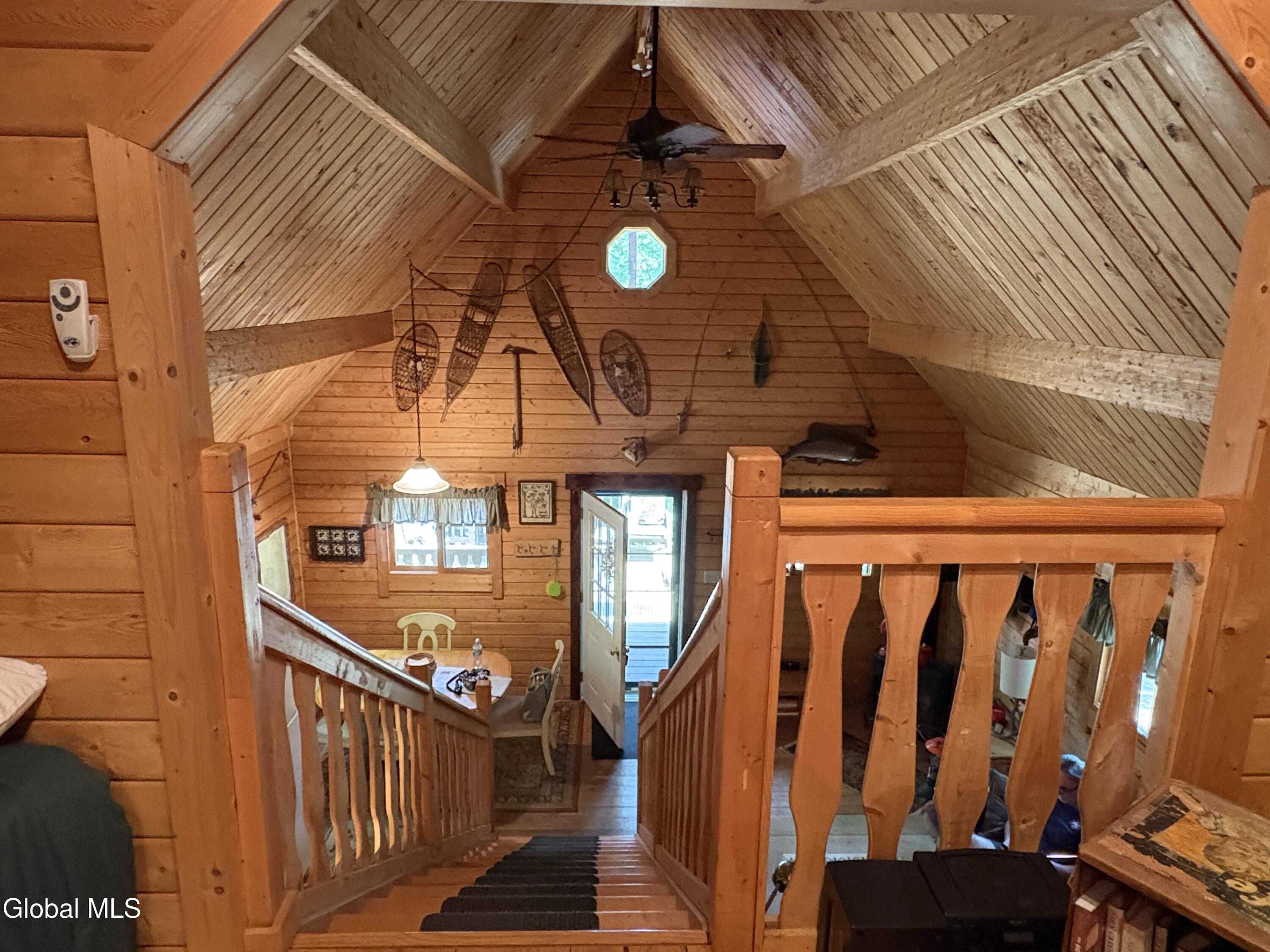 36 Don Potter Road Thurman, NY 12810 - Photo 30 of 35 Loft Stairs