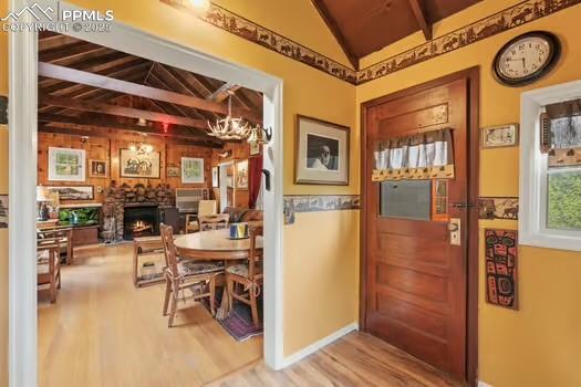 6015 Sioux Trail Cascade, CO 80809 - Photo 17 of 42 a view of a dinning room with a table and chairs