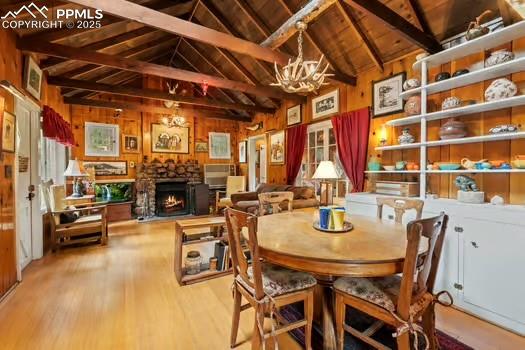 6015 Sioux Trail Cascade, CO 80809 - Photo 10 of 42 a view of a dining room with furniture window and outside view
