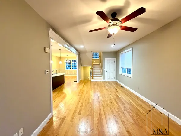 a very nice looking room with a large window