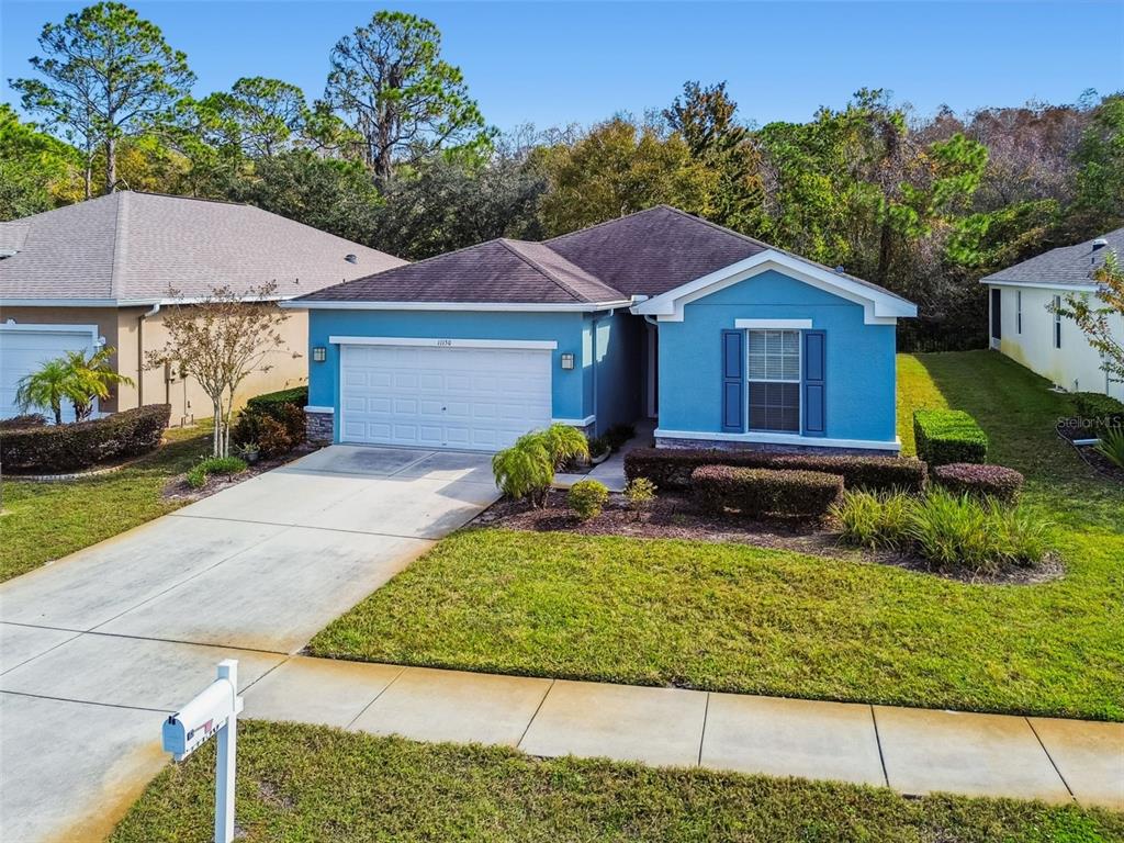 11150 Paradise Pointe Way New Port Richey, FL 34654 - Photo 3 of 91 a front view of a house with garden