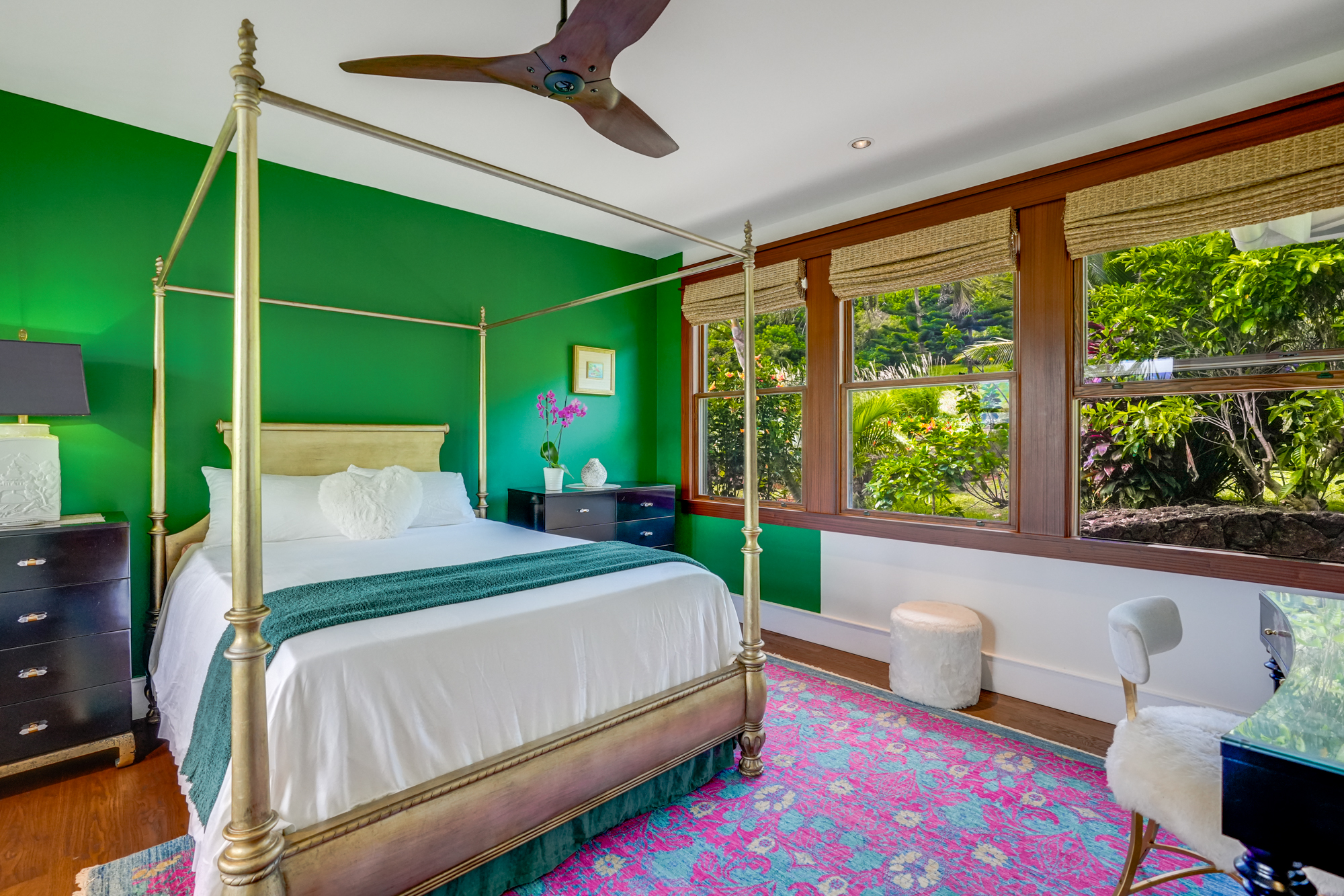 2332 Makana Ano Place Kilauea, HI 96754 - Photo 17 of 30 a bedroom with a bed and a window