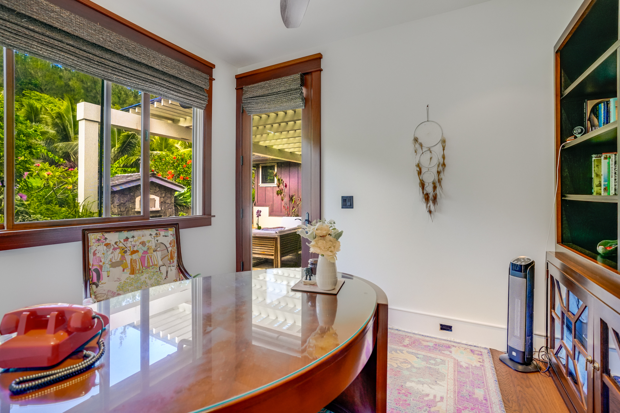 2332 Makana Ano Place Kilauea, HI 96754 - Photo 19 of 30 a view of a dining room with furniture window and wooden floor