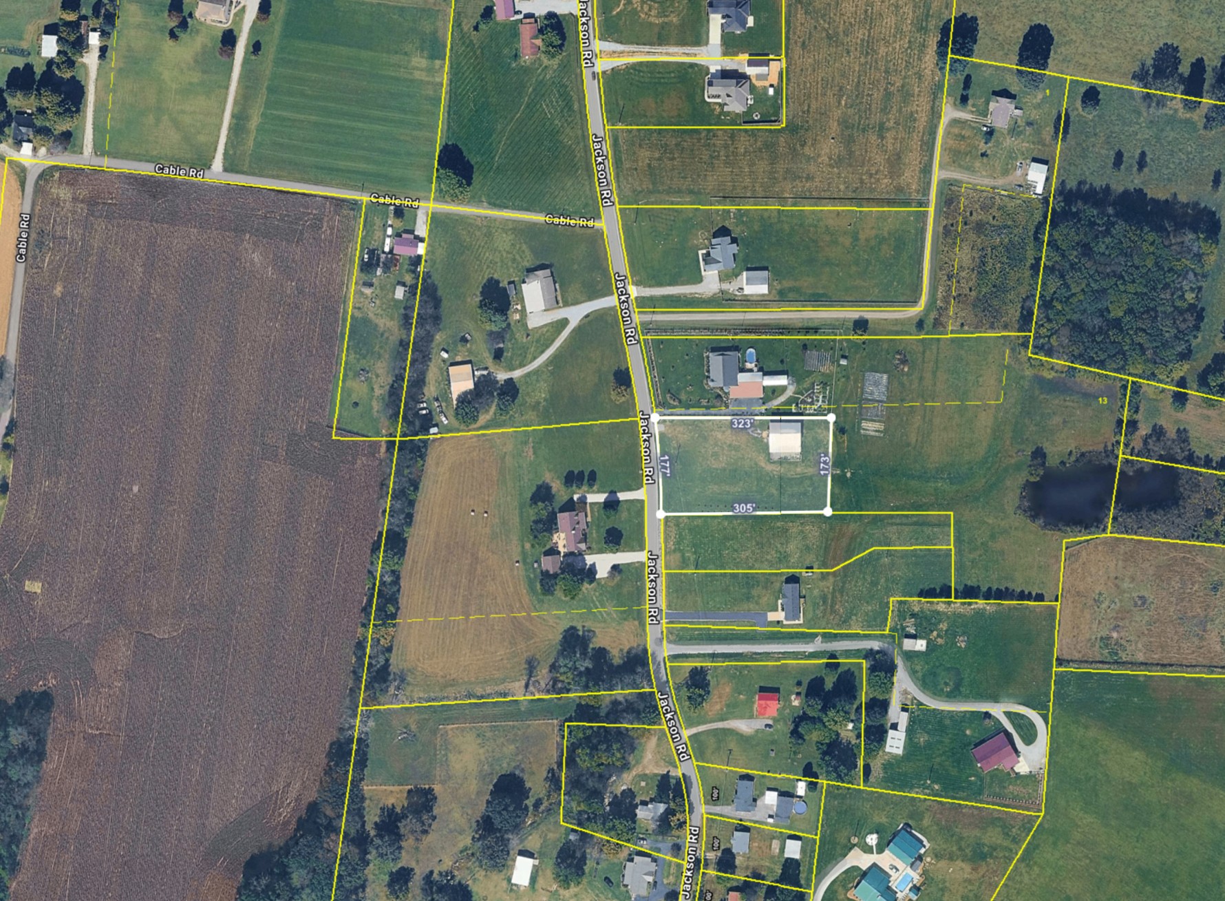 805 Jackson Road Portland, TN 37148 - Photo 11 of 11 an aerial view of a house