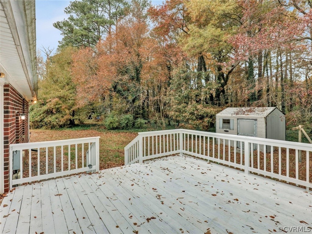 1570 Graves Road Sandston, VA 23150 - Photo 22 of 26 16x16 Rear Deck, Freshly Stained