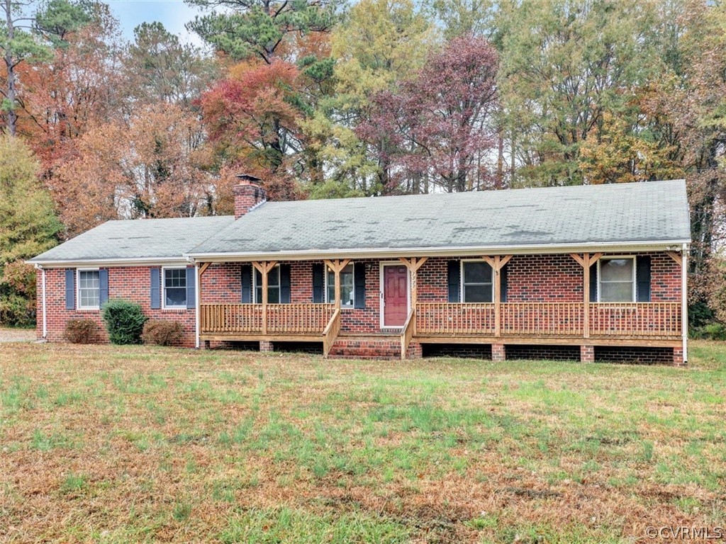 1570 Graves Road Sandston, VA 23150 - Photo 26 of 26 Fantastic Full Length Porch Overlooking Large Flat