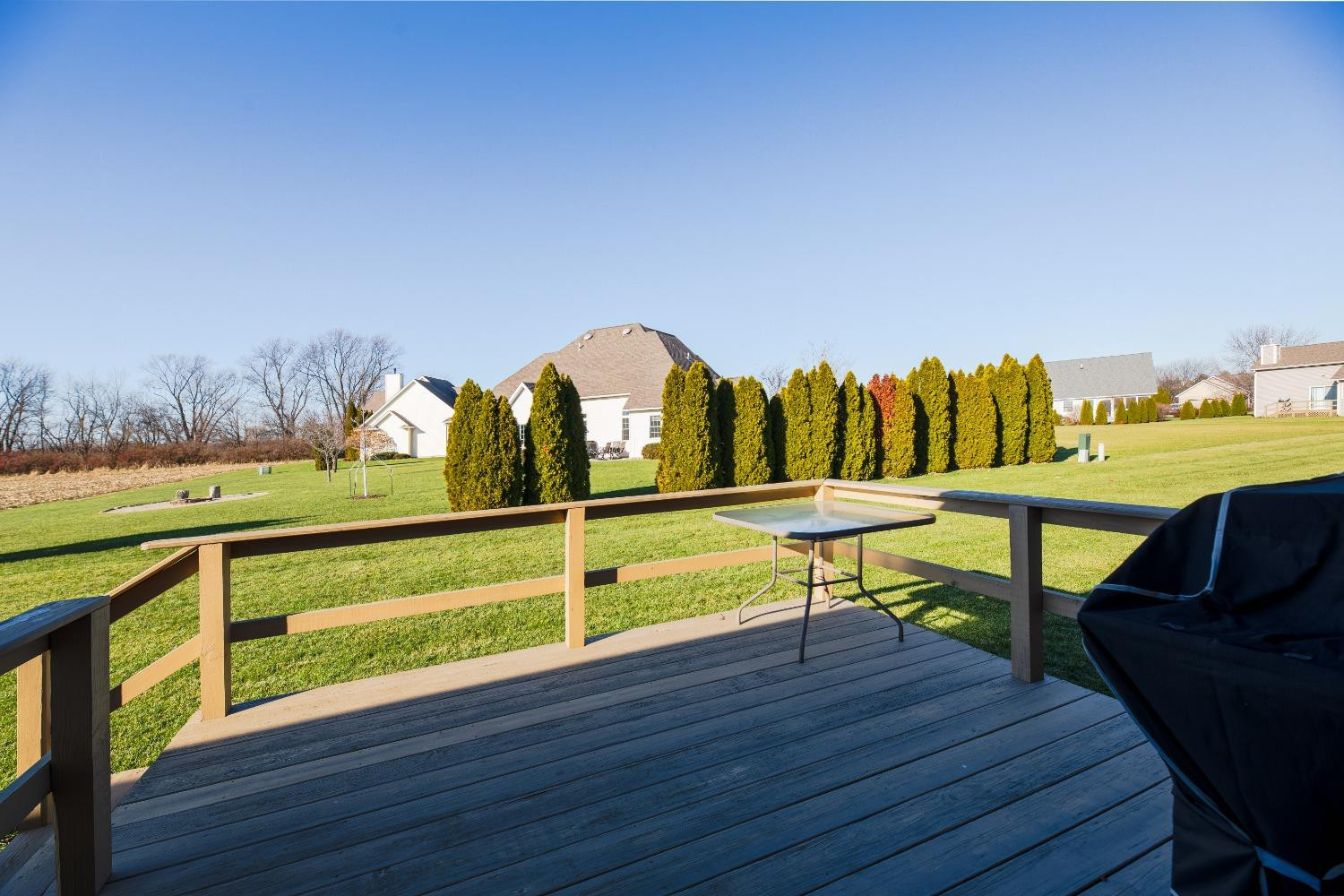 406 Pheasant Run Rensselaer, IN 47978 - Photo 8 of 37 a view of a bench in roof deck