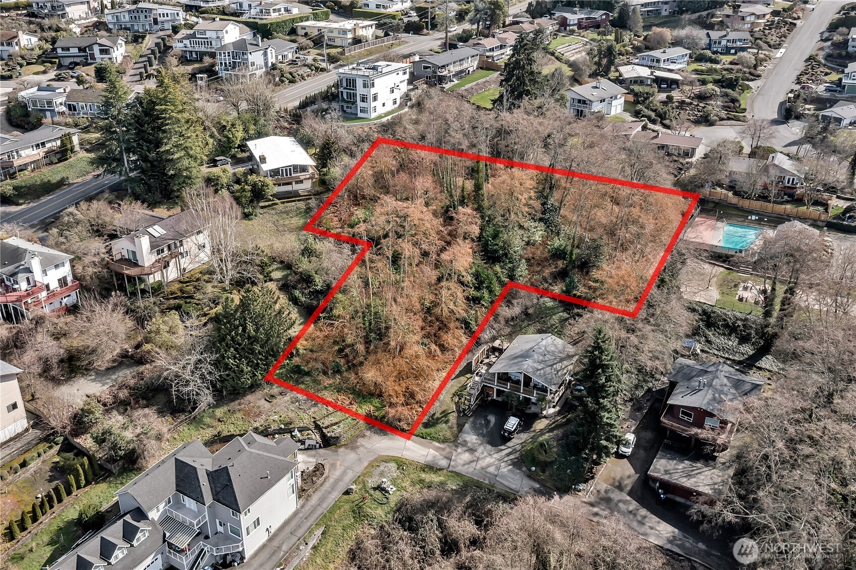 29500 2nd Avenue Southwest Federal Way, WA 98023 - Photo 3 of 15 an outdoor space with seating space and trees all around