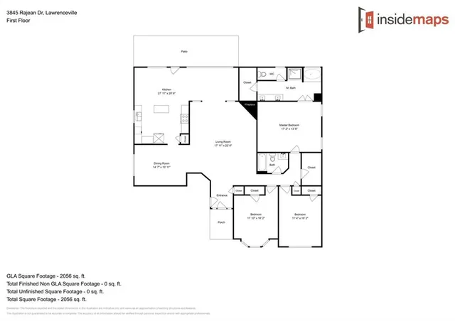 a picture of a floor plan