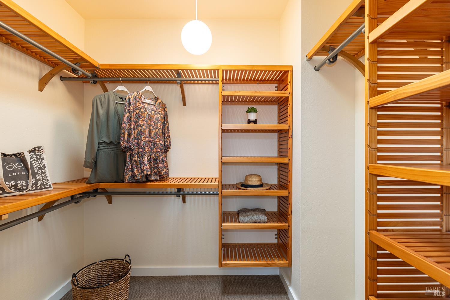 5815 Bennett Valley Road Santa Rosa, CA 95404 - Photo 46 of 50 a view of walk in closet with clothes and shoes