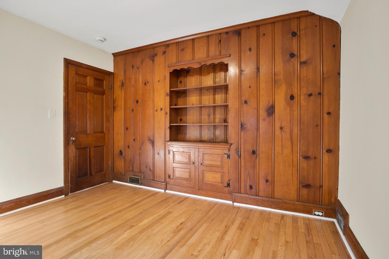 4107 Westview Road Baltimore, MD 21218 - Photo 10 of 27 Bedroom #1 Built in w/ orig Knotty pine paneling