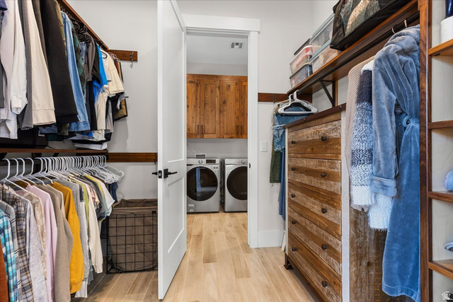 1210 East Bristle Cone Road Pine Valley, UT 84781 - Photo 16 of 54 Primary Closet connects Primary Bathroom to Laundry Room