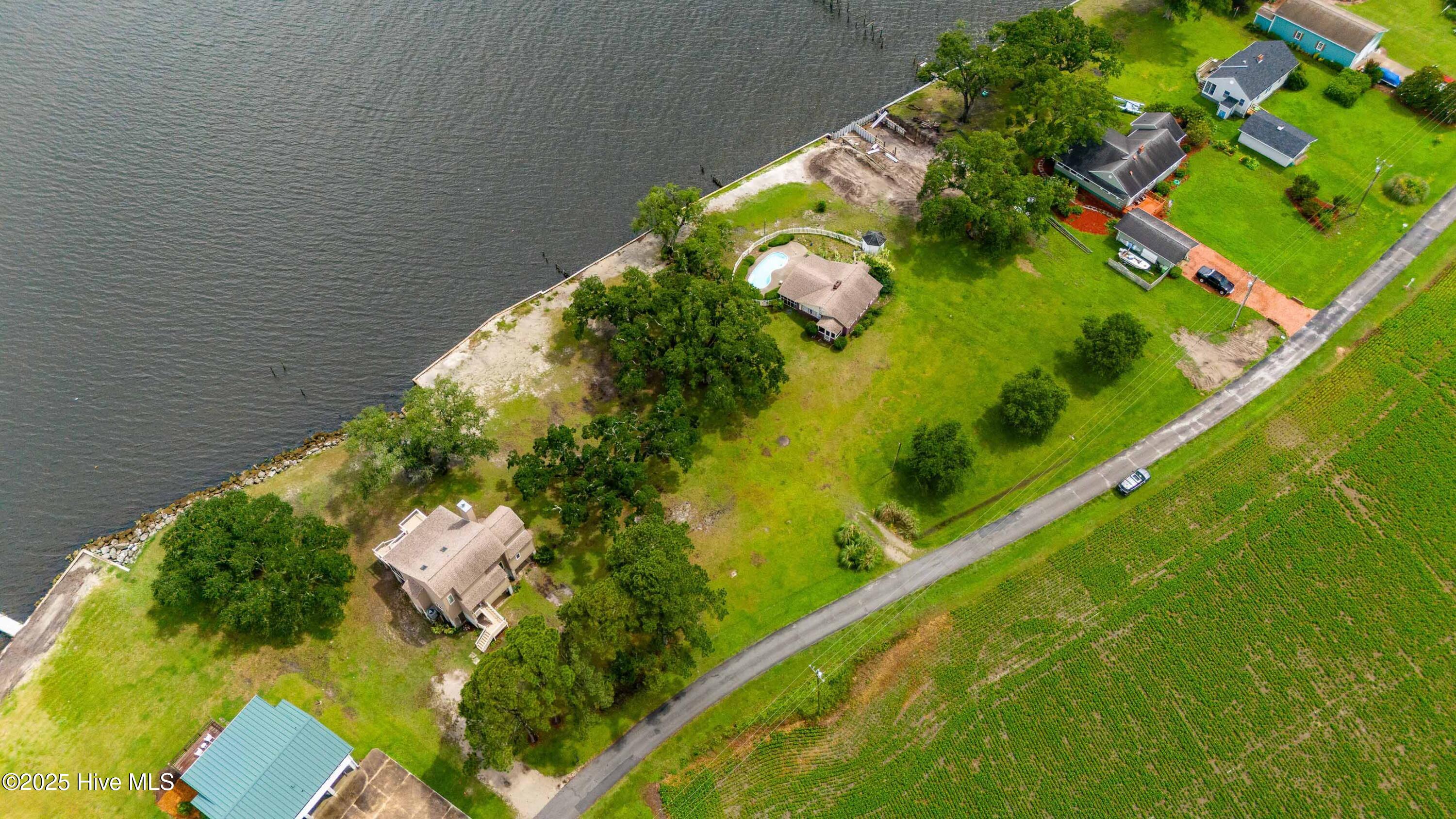 340 China Grove Road Arapahoe, NC 28510 - Photo 6 of 12 006_Aerial