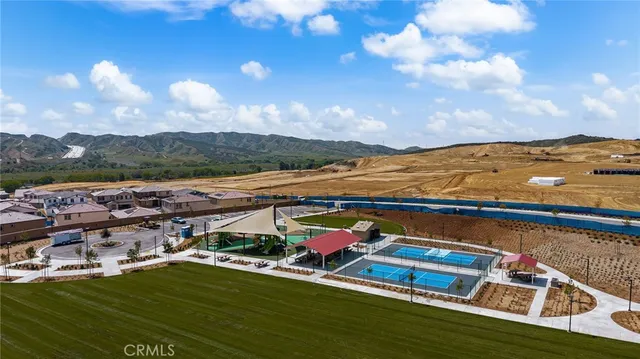 a view of a lake with a mountain