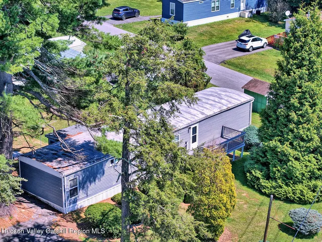 a view of a garden with plants
