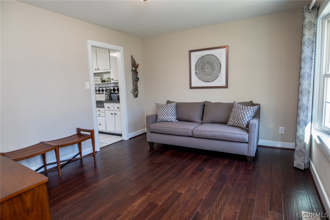 3402 Walkers Ferry Road Midlothian, VA 23112 - Photo 17 of 44 a living room with furniture and a wooden floor