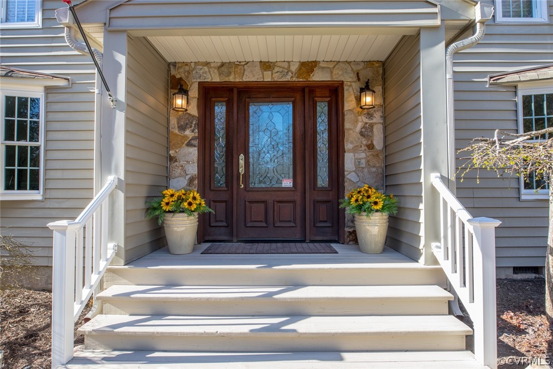 3402 Walkers Ferry Road Midlothian, VA 23112 - Photo 3 of 44 a view of a entryway door front of house