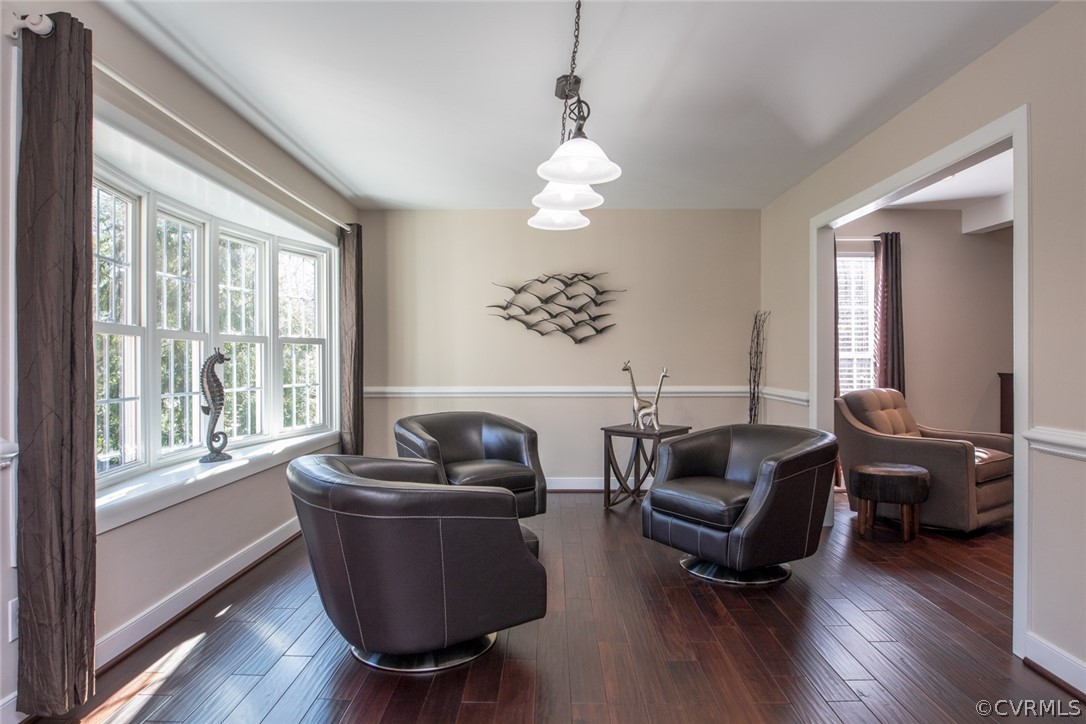 3402 Walkers Ferry Road Midlothian, VA 23112 - Photo 6 of 44 a living room with furniture windows and wooden floor